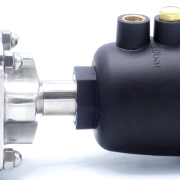 Pneumatically operated diaphragm valves, clamp type C-C Tri CLAMP DIN 32676