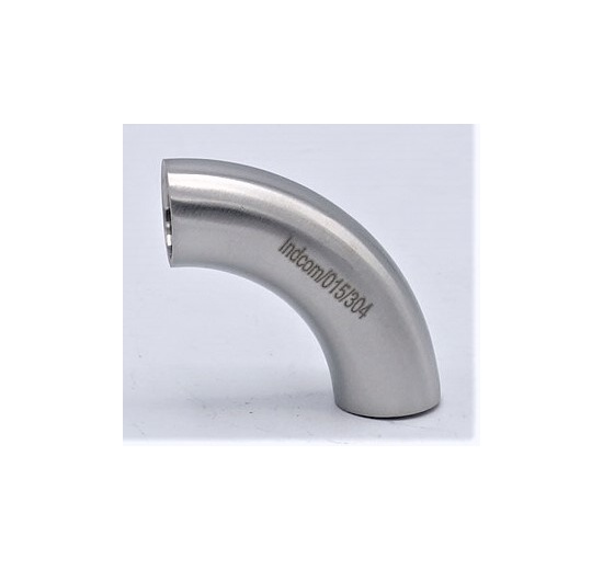 Stainless steel welded elbow 90° DN15 (18x1,5mm)