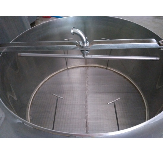 False Slotted Bottom For Lauter Tank