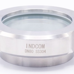 Union sight glass, welded S-S  DN80 Indcom Humpolec