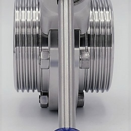 Stainless Steel Butterfly Valve, Threaded, type G-G | DN50