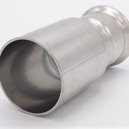 Press reduction (reduced nipple) M/F 54/42 mm, stainless steel