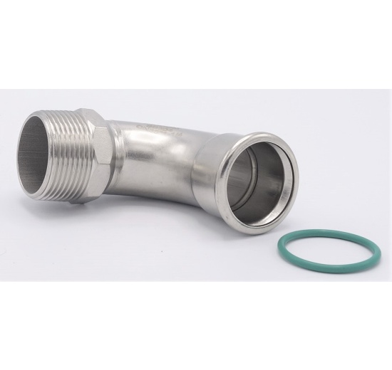 Elbow 90°, Press Fittings, F/external thread | 35 mm_1 1/4"