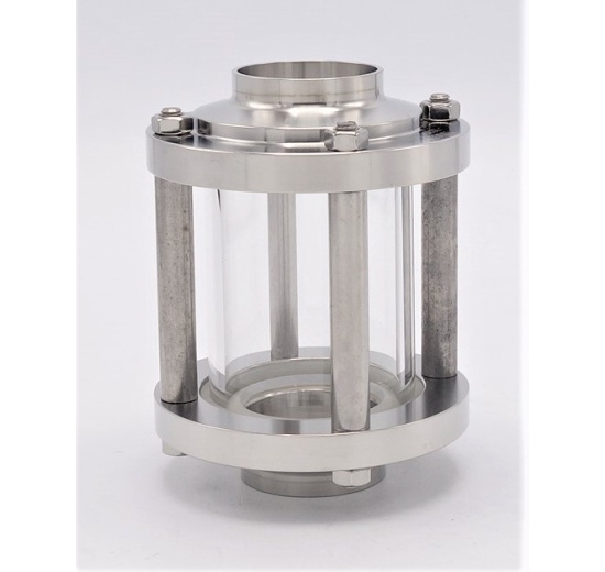 Straight sight glass, welded S-S, type B DN40 (40x1.5mm)