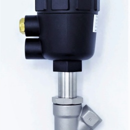 Pneumatically-operated Valves, Angle Seat - 45° G-thread 3/8" Seal PPL
