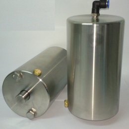 Pneumatic actuator, all-stainless steel, single-acting (air-spring)