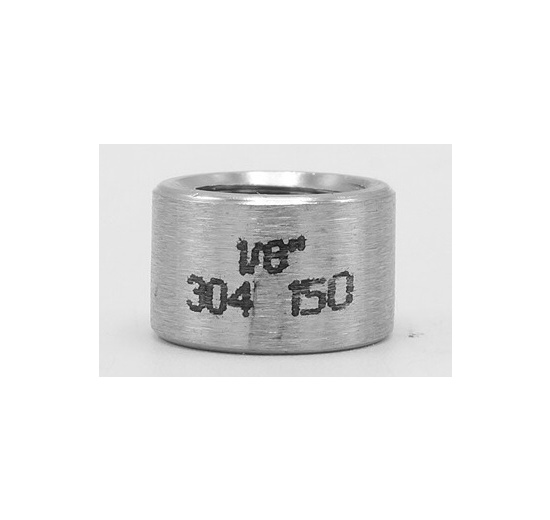 Female Threaded Reducer, short, type 334, 1/8", stainless steel fittings