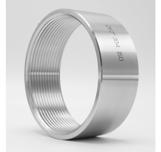 Female Threaded Reducer, short, type 334 2 1/2", stainless steel