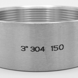 Female Threaded Reducer / short /, type 334 3", stainless steel fittings