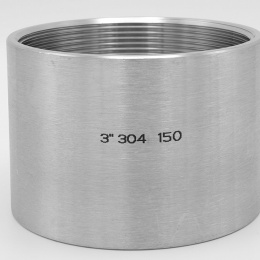 Female Threaded Reducer / type 333, 3" stainless steel