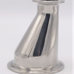 Reduction excentric, clamp DN65/32, stainless steel