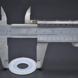 clamp silikonové těsnění DN 15 - talířek 34 mm