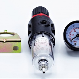 Filter with pressure reducing valve G 1/4", measuring range 0,1 až 10 barů