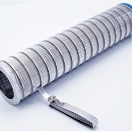 Filtration slotted sieve 0,1 mm for filter DN65, stainless steel