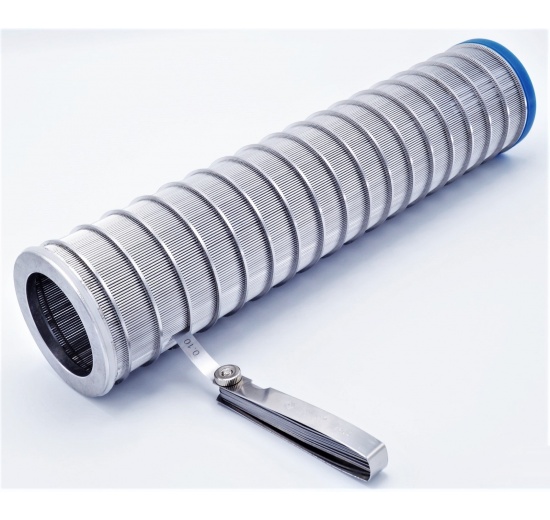 Filtration slotted sieve 0,1 mm for filter DN65, stainless steel