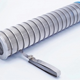 Filtration slotted sieve 0,1 mm for tubular filter DN50