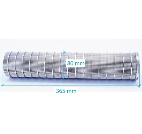 Filtration slotted sieve 0,5 mm for filter DN65