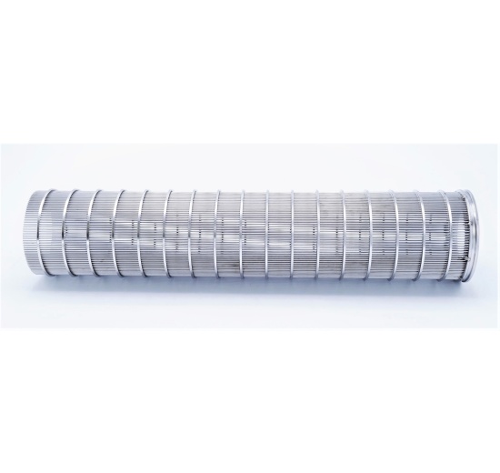 Filtration slotted sieve 0,5 mm for tubular filter DN50