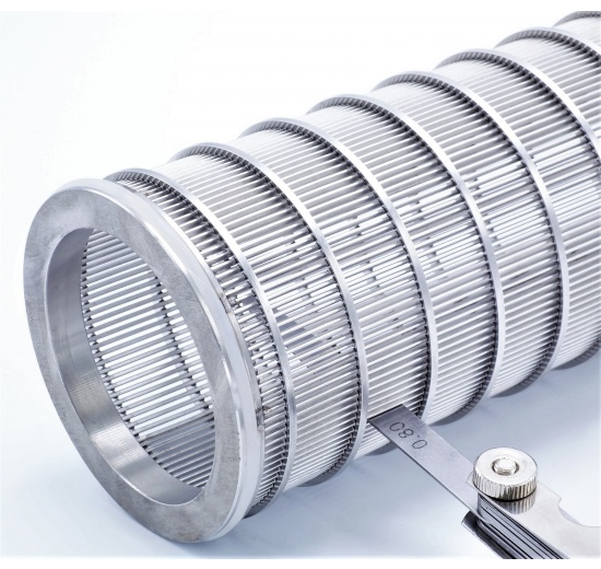 Filtration slotted sieve 0,8 mm for filter DN65