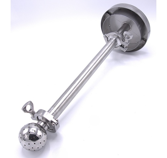 Fixed Cleaning Ball, CLAMP Connection DN25