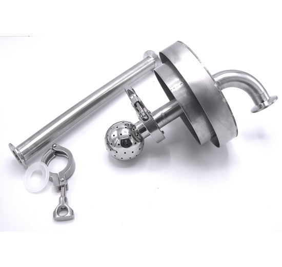 Fixed Cleaning Ball, CLAMP Connection DN25