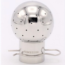 Fixed Cleaning Ball, on Split Pin | 28.2/32 mm, ball diameter 53 mm