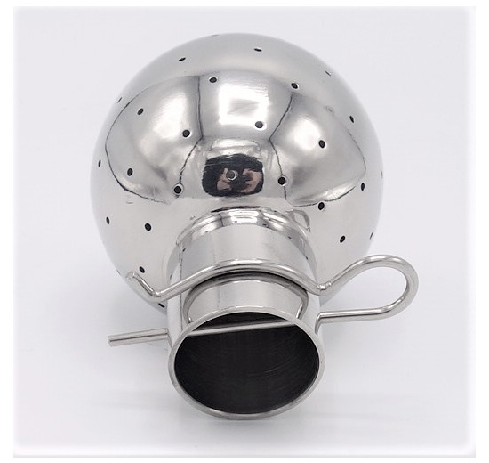 Fixed Cleaning Ball, on Split Pin, Ball Diameter 53 mm | 23/25,5 mm, Ball Diameter 52 mm, hole 1,3 mm