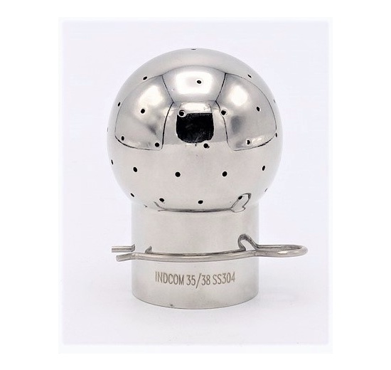 Fixed Cleaning Ball, on Split Pin, Ball Diameter 53 mm 35/38 mm, 2.5 m