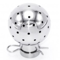 Fixed Cleaning Ball, on Split Pin, Ball Diameter 53 mm, stainless steel, use in Use in brewing, winemaking, cider, kombucha, kefir, lemonade and other drinks production