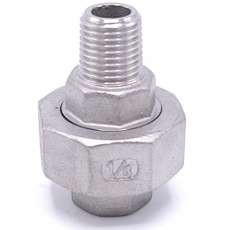 Flat seal for Stainless Steel Union Thread, / type 316 | 1/2" PTFE (28 mm)