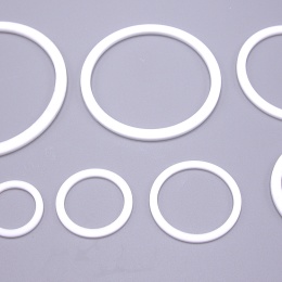 Flat seal for Stainless Steel Union Thread, / type 316 | 1/2" PTFE (28 mm)