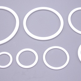 Flat seal for Stainless Steel Union Thread, / type 316 | 1/4" PTFE