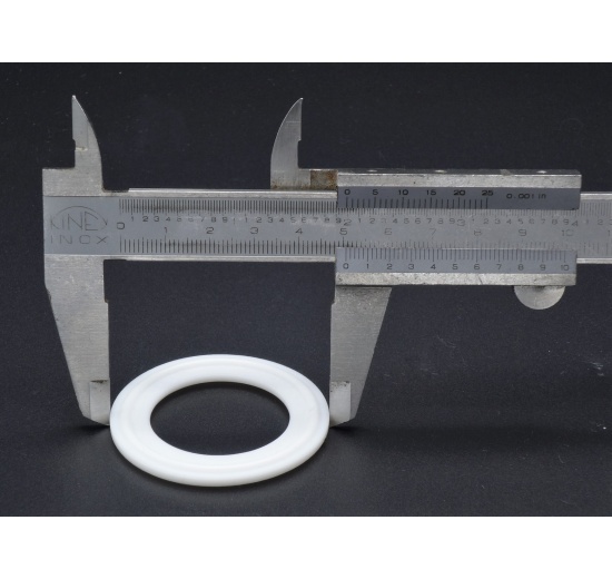 gasket PTFE (teflon - polytetrafluorethylen) DN 32 for tri-clamp collar 50,5 mm