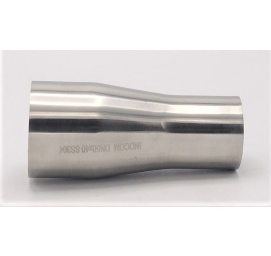 geschweißte Reduzierung, lang DN 50/40, edelstahl