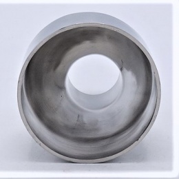 geschweißter Reduzierexzenter, Edelstahl, lang