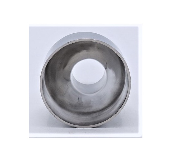 geschweißter Reduzierexzenter, Edelstahl, lang