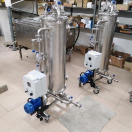 HopsMaster 300 cold hopping device for brewery