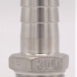 Hose extension / hose end with hexagon / type 337