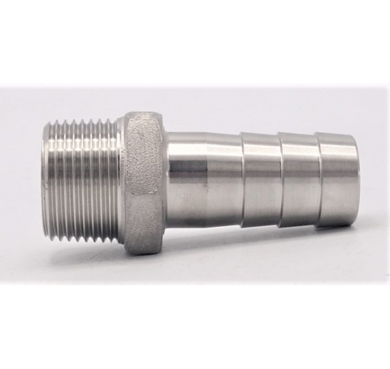 Hose extension / hose end with hexagon / type 337