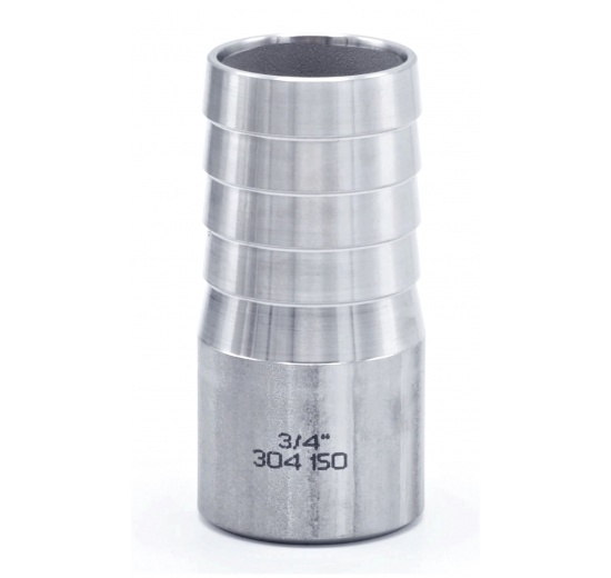 Hose Nipple Extension / Hose End / welded, type 337S