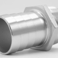 Hose nipple extension / hose end with hexagon / type 337 | 2" (outside diameter 51 mm)