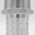 Hose nipple extension / hose end with hexagon / type 337 | 2" (outside diameter 51 mm)