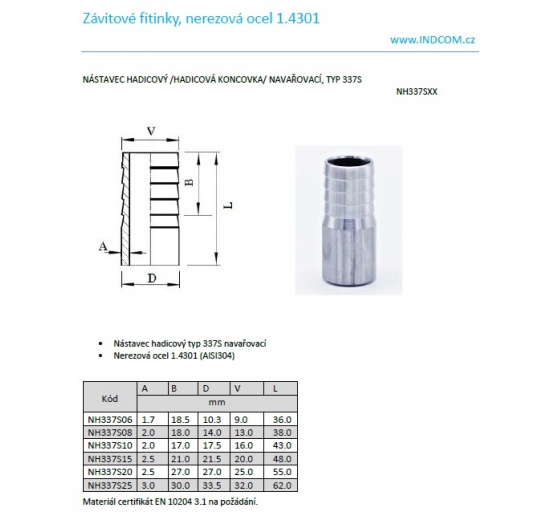 Hose nipple extension