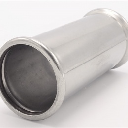 Hrdlo prodloužené 54 mm, nerezové, lisovací