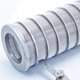 inner filtration slotted sieve 0,3 mm, for beer tubular filter