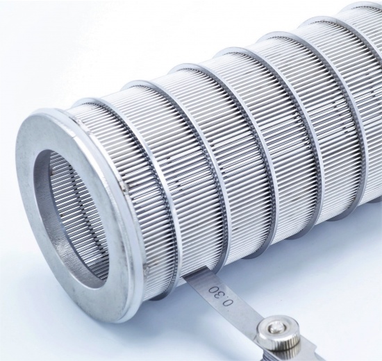 inner filtration slotted sieve 0,3 mm, for beer tubular filter