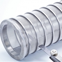 inner filtration slotted sieve 0,8 mm for tubular filter DN65