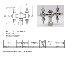 Jet rotary cleaning ball, threaded
