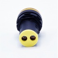 LED indicator light yellow, voltage AC 220 V