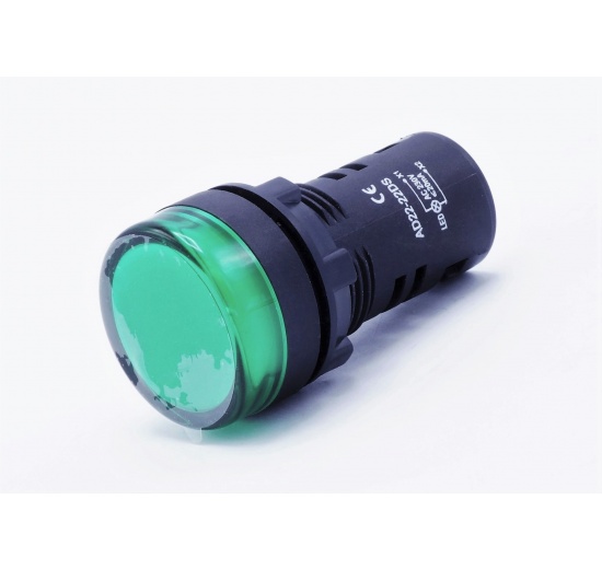 LED indicators - green, AC 220 V